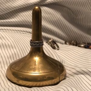 Sterling Silver Braid Ring Size 6